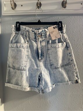 High-Rise Jean Shorts